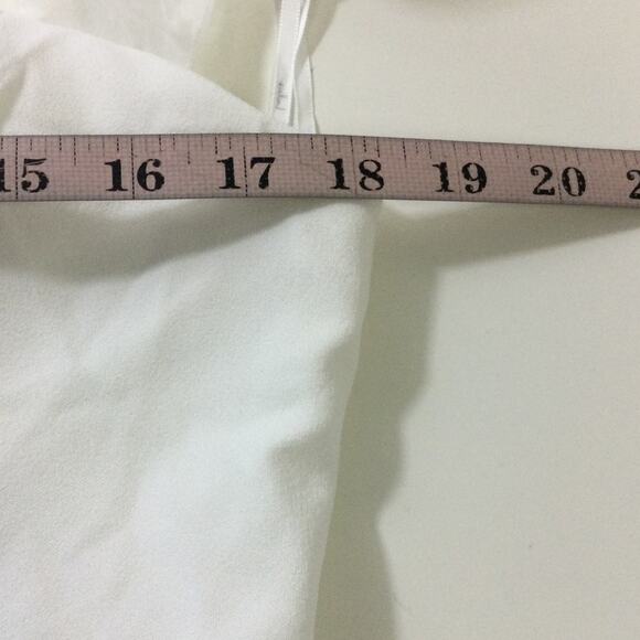 LULU'S SZ XL Beaming Perfection White Pearl Organza Tie-Strap Mini Dress NWT B60 - Picture 5 of 11